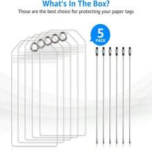 5/10/20 Pack Cruise Luggage Tag Holder For Carnival, NCL, Princess, MSC Cruises, Clear Cruise Tag Holder With Zipper Seal, Wide Waterproof Cruise Essential Cruise Accessories Graduation Vacation Travel Accessories Summer Travel Essentials Travel Bag For School School Accessories School Stuff