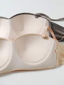 4Pcs Girls Teen Comfortable Seamless Bras With Adjustable Straps And Soft Padding – Breathable, Supportive, And Perfect For Daily Wear – Suitable For 13-15Y - Multicolor - View 4