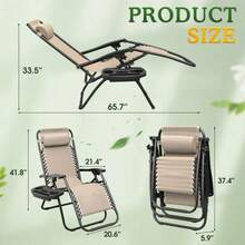 Sillas de exterior - Beis - Ver 8
