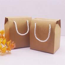 10pcs Black/Purple/White/Kraft Paper/Purple Window Hanging Rope Hand-Held Box