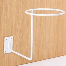 1 pieza Soporte de pared para casco, soporte resistente para casco, estante para casco a prueba de óxido de fácil instalación y ahorro de espacio, adecuado para sombreros, accesorios de motocicleta - Multicolor - Ver 7