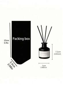 5pcs/Set (1 Bottle Fragrance Oil + 4 Fragrance Sticks) Flameless Home Fragrance Oil Diffuser Set, Fragrance Intensity Increases With Sticks, Can Use Multiple Bottles For Enhanced Effect, Suitable For Bedroom, Bathroom, Living Room, Aromatherapy, Air Freshener, Gift, Home Decor, Birthday, Graduation, Christmas, Valentine's Day, Ramadan, Bubble Bag Packaging