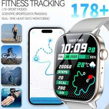 Smartwatch Women Men With Phone Function 2.01 Inch HD Fitness Watch With GPS Tracker Compass Outdoor IP68 Waterproof Sports Watch Sleep Monitor Heart Rate Smart Watch For Android IOS