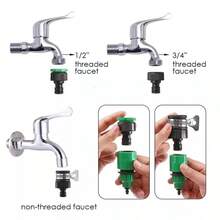 100ft Drip Irrigation System Garden Plant Self Watering Hose Micro Sprinkler Kit,Blank Distribution Tubing Watering Drip Kit Automatic Irrigation Equipment For Garden Greenhouse, Flower Bed, Patio, Lawn - 黑色 - 查看 6