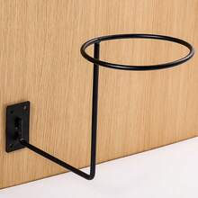 1 pieza Soporte de pared para casco, soporte resistente para casco, estante para casco a prueba de óxido de fácil instalación y ahorro de espacio, adecuado para sombreros, accesorios de motocicleta - Multicolor - Ver 8