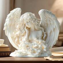 Angel Silicone Mold, Resin Casting Mold, Jewelry Casting Tool, Suitable For Spring, Valentine's Day, Father's Day, Mother's Day, Thanksgiving, Birthday Gift DIY Mold, Suitable For Candle Plaster Handmade Soap, Suitable For Home Decoration, Accessories, Ornaments
