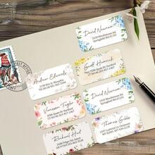 Custom Return Address Labels For Personal And Business Use-Easy To Apply Stickers For Envelopes, Letters, Invitations-Choose From Stylish Designs-Great For Weddings, Events, And Professional Correspondence Back To School - F - View 3