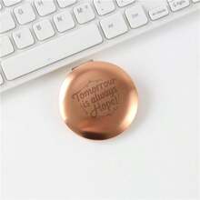 [Custom] Customized Foldable Compact Mirror, Comfortable Touch, Lightweight And Portable, Customizable Graphics, Suitable For Outdoor Touch-Ups, Parties And Events - Multicolor - View 2