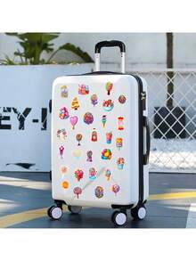 50/100pcs Candy Pattern Stickers, Waterproof Vinyl Sweet Dessert Ice Cream Cupcake Stickers For Laptop, Water Bottle, Skateboard, Teacher Rewards, Suitable For Students Of All Genders - Multicolor - View 10