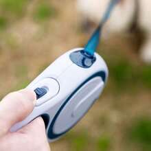 Haustier-Zugseil Hund Ein-Knopf-Bremse automatisch einziehbare Zugvorrichtung Haustier automatisch einziehbares Zugseil Hundelaufseil Hundekette Hundeleine Hundelaufartefakt