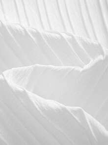 男士休闲时尚衬衫，亲肤柔软，简约独特风格，可调节袖口男士Polo衫 - 白色 - 查看 7