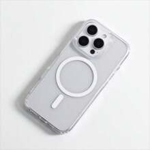 Transparent Acrylic Magnetic Phone Case, Compatible With Apple 11/12/13/14/15/16,  Resistant To Yellowing And Drops,New Case! Peel Off Protective Film Before Use
