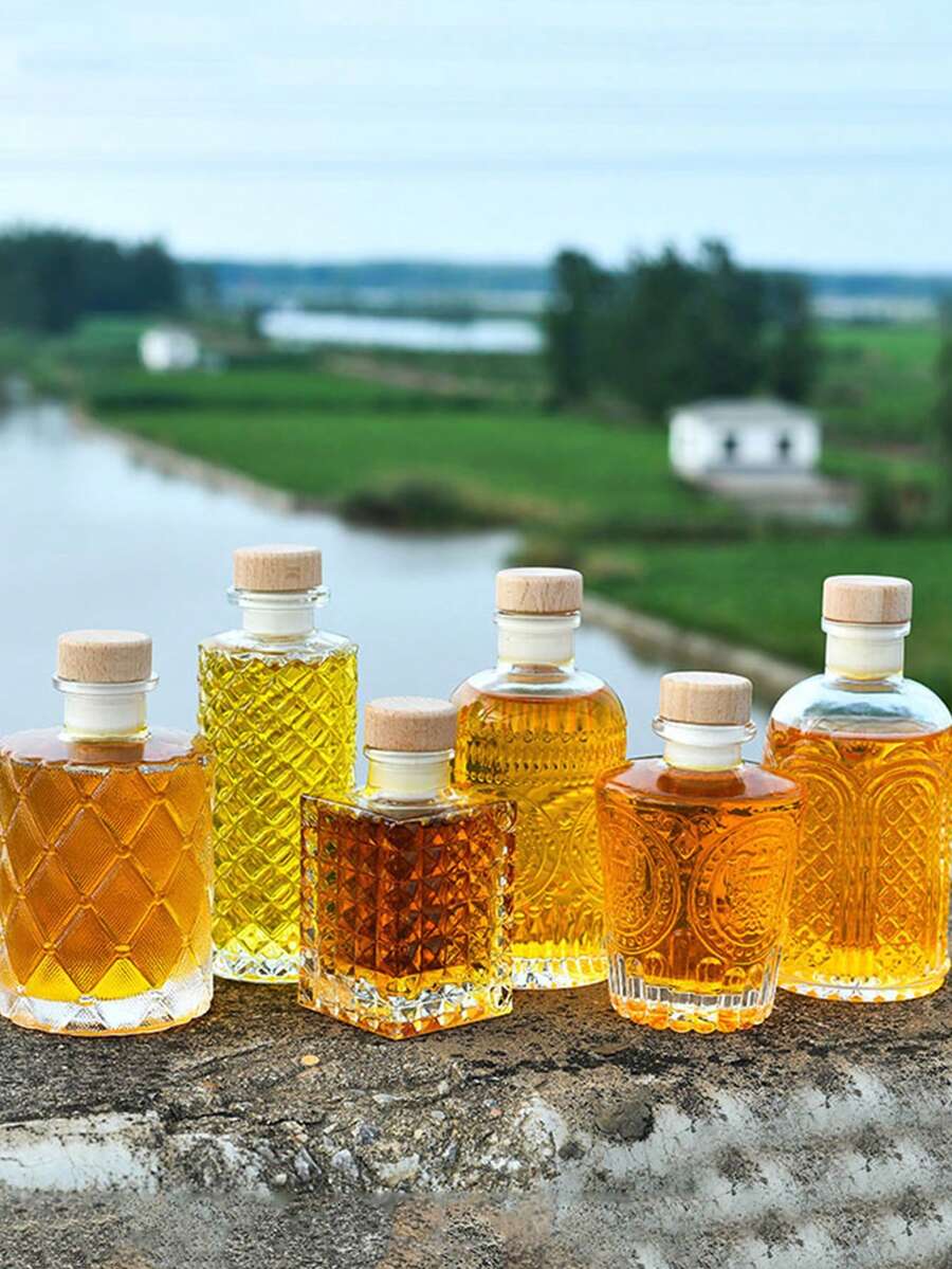 一个200ML/150ML/100ML玻璃小酒瓶红酒瓶果酒瓶白酒瓶高档高颜值空酒瓶（仅空酒瓶不含液体）