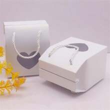 10pcs Black/Purple/White/Kraft Paper/Purple Window Hanging Rope Hand-Held Box