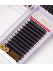 12 Rows 0.07 C/D/L Curl SHANEL YY 3DW 4DW Clover Lashes 8-15mm Automatic Flowering Premade Duoble Tips YY Handmade YY Cilios Type Natural Volume Eyelashes Extension