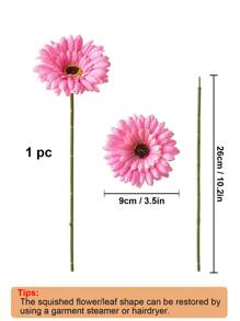 6/12pcs Artificial African Daisies Flowers African Daisy Silk Flowers Artificial Gerbera Daisies Fake Sunflowers Bulk Faux Flowers Bouquet For Wedding Bridal Bouquet Party Home Kitchen Decor,Fall Decor,Autumn