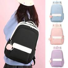 1pcs Laptop Bag Student Book Bag Girls School Large Backpack Sports Travel Rucksack Shoulder Bag - Multicolor - View 2