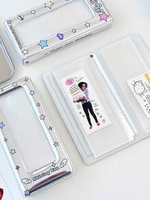 Silver 4-Pockets Idol Photo Card Album, Collector Organizer - Multicolor - View 6
