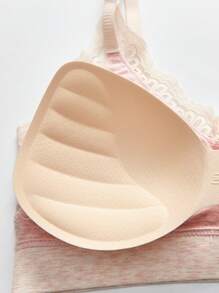 Ensemble de 6 pièces de soutiens-gorge de lingerie sans fil multicolores pour femmes, soutien-gorge de lingerie sans couture pour femmes, sous-vêtements à rassemblement en coton pour femmes, sous-vêtements sexy en dentelle, soutien-gorge de lingerie, Kawaii