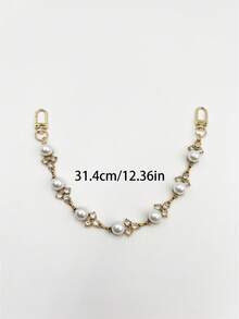 Pearl Bag Chain Extender, Fashionable & Versatile Bag Accessory - Multicolor - View 3