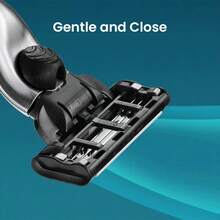 Gillette Mach3 Máquina de afeitar para hombres, 1 mango y 4 cartuchos de cuchillas de repuesto, con tira de lubricación - Plateado - Ver 3