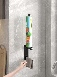1/5 pièces Étagère de rangement pour épices et divers dans la cuisine, Porte-bouteilles d'assaisonnement de grande capacité pour armoire, Porte-baguettes, Crochets pour ustensiles de cuisine, Organisateur de papier essuie-tout et film alimentaire, Installation sans perçage, Accessoires de cuisine, Décoration d'intérieur