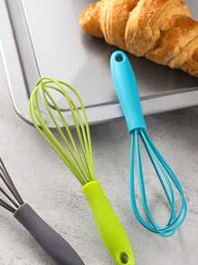 3 Pieces Set Of Randomly Colored Mini Silicone Mixers For Mixing, Stirring, Pulping, Stirring, Baking Tools, Kitchen Gadgets, Kitchen Accessories