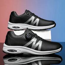 High Strength Support Shock Absorption Men's Running Shoes With Anti-Torsion Stabilizing System, Suitable For Marathon Training And Daily Workout - Black - View 3