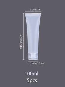 15/20/25/30/50/100毫升空可灌装塑料挤压式化妆品软管小瓶，带翻盖，适用于化妆品旅行样品包装、收纳、洗漱用品，可用于洁面乳、身体乳等。价格实惠，可用于房间装饰、梳妆台、旅行、卧室、化妆配件、圣诞礼物、化妆品、化妆工具等。 - 無色 - 查看 14