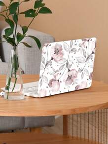 1PC Fresh And Simple Flowers Laptop Skin, Made Of High Quality Waterproof And Anti-Scratch Pvc Material, Suitable For Office Desk Tops, Student Desks And Travel Use, Adds Personalized Decor And Protects The Surface Of Your Laptop, Peel And Stick;Can Be Used For  Case