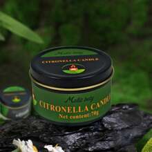 1/2/3/4pcs Citronella Candles Made From Natural Citronella Oil And Soy Wax, 70g Each, 8-Hour Burn Time, Outdoor And Indoor Citronella Scented Candle Gifts. Suitable For Home Decor, Summer Holidays, Aromatherapy, Stress Relief, Meditation, Yoga, Relaxation And Sleep Aids, Reusable Jars For Men And Women