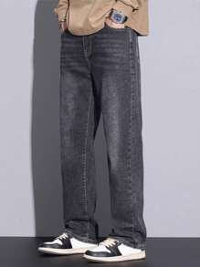 Boys & Teens' Casual Straight Leg Jeans