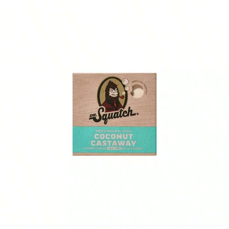 . SQUATCH Men's Bar Soap - Coconut Castaway - 2.3oz