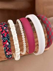 Mehrfarbiges, schickes und elegantes Haarband, koreanischer Stil Haarreif Haarzubehör, geeignet für den täglichen Gebrauch, Strandurlaub, Feiertags-Geschenke, Sommerurlaub, Strandaccessoires, Haarzubehör, Diadema, Haarreif