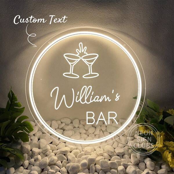 Personalisiertes Namensleuchtreklame, Heim-Bar/Man Cave Wanddeko, Personalisierte Pub LED-Beleuchtung, Neonschild für Papa, 3D eingraviertes Schild, Personalisiertes Geschenk für ihn, Personalisierte Neon-Namensschilder für Vatertag, Leuchtendes Schild, ideales Geschenk für sie, Freund, Freundin, Familie, Freunde, Nachtlicht, Neon, Heimtextilien, Raumdekoration, Feiertags-Dekoration, für Jahrestage, Geburtstage, Hochzeiten