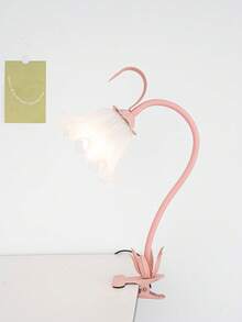 Tiworld 1pc Adjustable Flower Lamp With Clip Base, 3 Color Modes, Sleep Lamp, Table Lamp, Living Room Lamp, Wildflower Lamp, Bedside Lamp, Bedroom Lamp, Home Decor Lamp (Colors: Green, Pink, Purple, Includes Bulb) - USB Port Power Supply-clip Base (built-in Light Source) - View 4