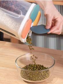 [Premium Food Storage - Perfezionismo, 3 Stili di Contenitori per Alimenti per la tua Scelta] 1 pezzo Contenitore di Stoccaggio per Alimenti in Plastica Sigillato con Scomparti Multipli, Barattolo per Conservazione Alimenti, Adatto per l'Organizzazione in Cucina, Può Essere Utilizzato per Conservare Cereali, Grani, ecc. Multi-Funzione Contenitore per Alimenti - Organizzatore Portatile a 4 Scomparti/2 Scomparti, Adatto per Spezie, Snack e Frutta - Scelta Perfetta per Casa, Ristorante, Ufficio, Feste e Regali, Colore Casuale