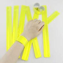 30*3cm Cinta reflectante de PVC, Cinta reflectante mágica, Cinturón reflectante de cinta mágica, Cinturón reflectante, Muñequera reflectante para corredores y ciclistas, Adecuado para fiestas y festivales