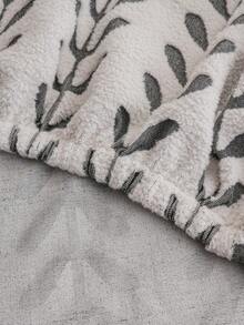 1pc Plush Stretch Sofa Slipcover, 1-2-3-4 Seat, Pet Proof, Minimalist Style, L-Shaped Sofa Cushion & Backrest Cover, All Season - Grey - View 10