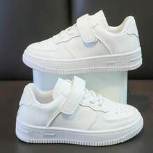 Zapatillas de deporte casuales de los niños de moda versátil pequeños zapatos blancos - Blanco - Ver 1