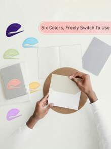6PCS Macarons Envelope Opener - Letter Opener Envelope Slitter With Safety Concealed Sharp Blade For Women,Men,Office Worker,Graduate Students.Mail Opener For Home,Office,Postal