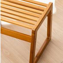 Chaise en bambou, meuble en bois de bambou pour la maison, le salon, le balcon, la salle de bain, tabouret en bambou tressé au style Ins créatif