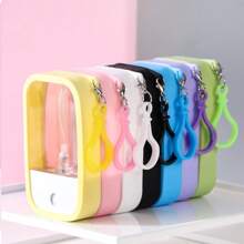 ​Travel Sub Packaging Bags Sub Packaging Bottles, Cosmetics Lotion Bath Gel Shampoo Sample Portable Small Facial Cleanser Disposable Sub Packaging Bottles, Card Type Alcohol Spray Disinfection Bottle, Ins Style Makeup Water Travel Portable Card Spray Bottle Back To School