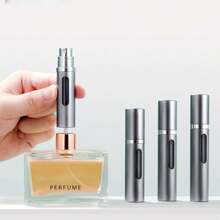 1pc Perfume Travel Refillable Bottle,Bottom-Filling Fragrances Perfumes Atomizer, Mini Cologne Dispenser, Portable Sprayer Pocket Size Perfume Contianer For Cruise Car Trip Purse Gift