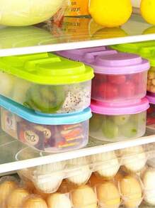 [Premium Food Storage - Perfezionismo, 3 Stili di Contenitori per Alimenti per la tua Scelta] 1 pezzo Contenitore di Stoccaggio per Alimenti in Plastica Sigillato con Scomparti Multipli, Barattolo per Conservazione Alimenti, Adatto per l'Organizzazione in Cucina, Può Essere Utilizzato per Conservare Cereali, Grani, ecc. Multi-Funzione Contenitore per Alimenti - Organizzatore Portatile a 4 Scomparti/2 Scomparti, Adatto per Spezie, Snack e Frutta - Scelta Perfetta per Casa, Ristorante, Ufficio, Feste e Regali, Colore Casuale