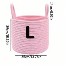1 pezzo Cesto per lo stoccaggio intrecciato fatto a mano su misura, cesto portatile fai-da-te per abiti sporchi per la decorazione della casa, adatto per camera da letto, bagno, soggiorno, per riporre giocattoli e varie cose, organizer da scrivania, regalo, multifunzionale, colorato, moderno, personalizzato, unico, regali ideali per lui, regali ideali per lei, fidanzato, papà, fidanzata, mamma, famiglia, amici, sala da tè, casa, giardino, ufficio, per anniversari, per San Valentino, per la festa della mamma, per compleanni, per la festa del papà, per la laurea, per matrimoni, per il riscaldamento della casa