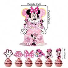 Disney Disney 25pcs Disney Cake Topper,Cupcake Toppers, Birthday Decorations, Theme Party Supplies, Birthday Decorations, Cake Decorations Mother's Day Graduation