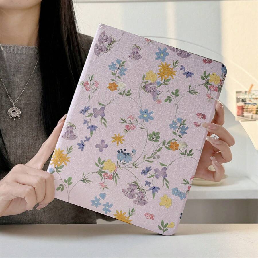 Universelle intelligente Hülle kompatibel mit iPad Air 6/5/4 & iPad 10 (10,9 Zoll) - Kompatibel mit Apple iPad Pro 2024, Air M3/A16 2025, Kompatibel mit Samsung Galaxy Tab S9 FE/S8 Plus/S7/S10 - Ideal für Arbeit, Reisen und Entspannung Zuhause