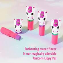 Lip Smacker Lippy Pals, Flavored Moisturizing & Smoothing Soft Shine Lip Balm, Hydrating & Protecting Fun Tasty Flavors, Cruelty-& Vegan - Magic