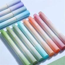 12 pezzi di evidenziatori per occhi colorati con punte da 4mm. Adatti per quaderni scolastici, marcatura, disegno, scarabocchio, forniture scolastiche, ritorno a scuola